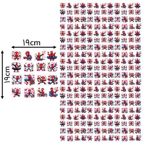 9 * 9 , سانتی‌متر دی تی اف یک متری مدل مرد عنکبوتی خرید و قیمت رنگ2