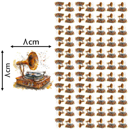 دی تی اف یک متری مدل گرامافون