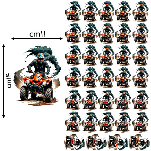 9 * 7 , سانتی‌متر دی تی اف یک متری مدل موتورسوار خرید و قیمت رنگ1