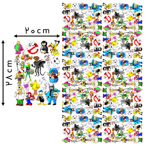 14 * 10 , سانتی‌متر دی تی اف یک متری مدل انیمیشن خرید و قیمت رنگ2