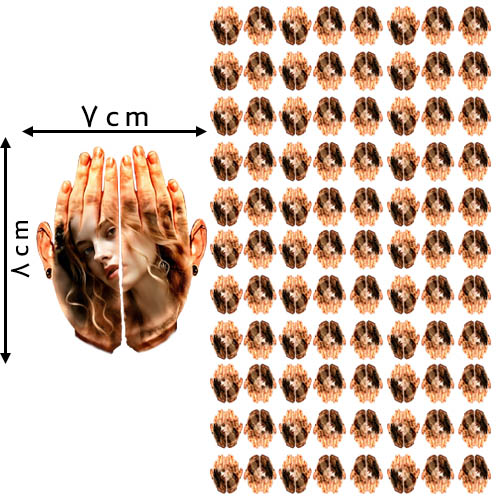 محصولات جدید خرازی مرجان دی تی اف یک متری مدل چهره