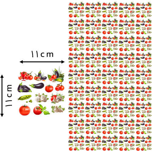 8 * 8 , سانتی‌متر دی تی اف یک متری مدل سبزیجات خرید و قیمت رنگ1