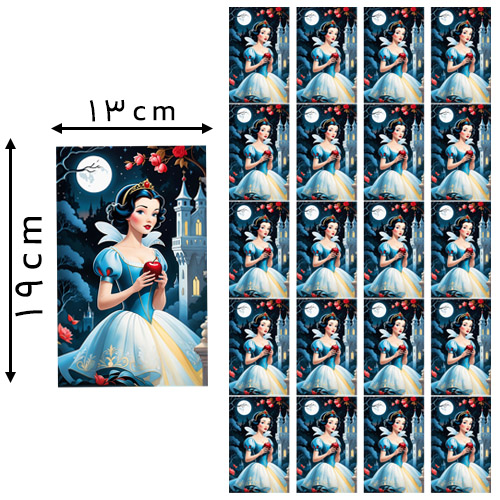 9 * 6 , سانتی‌متر دی تی اف یک متری مدل سفید برفی خرید و قیمت رنگ2